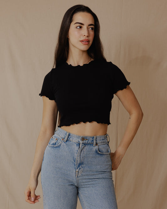 Everyday Crop Top Black