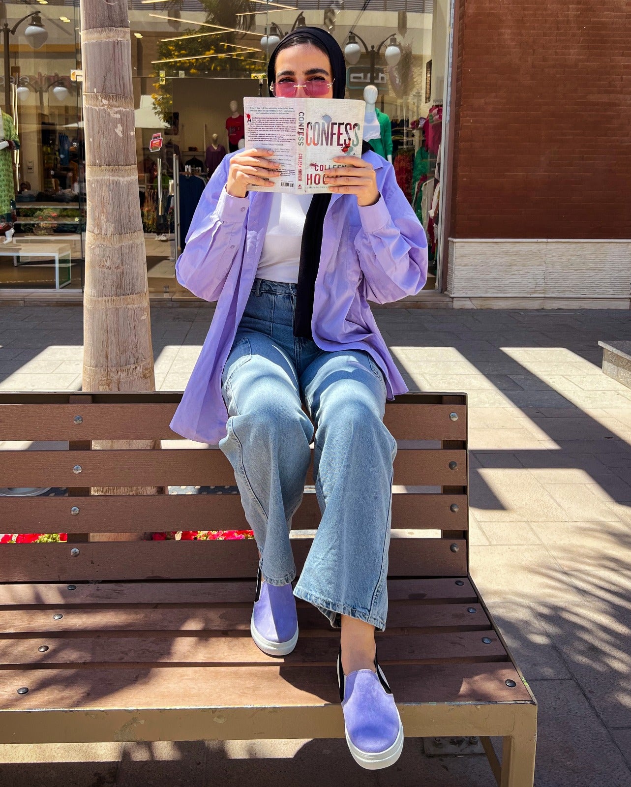 Slip On Espadrilles Purple X Black