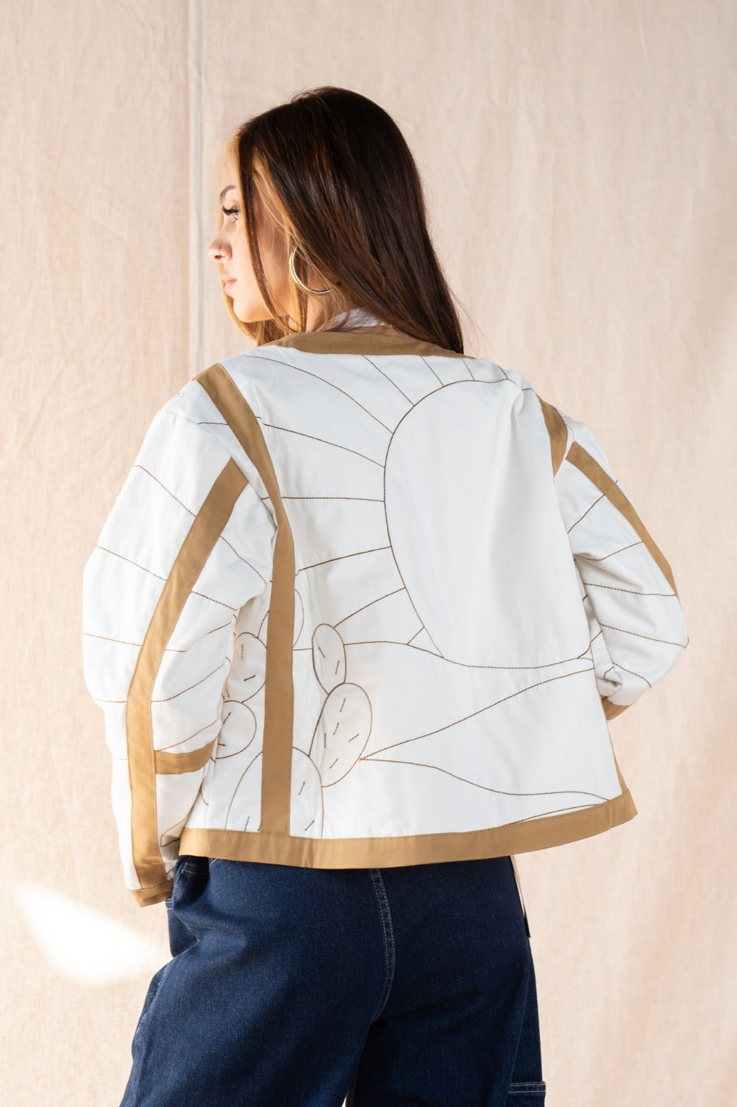 Oasis Quilt Jacket Off-White