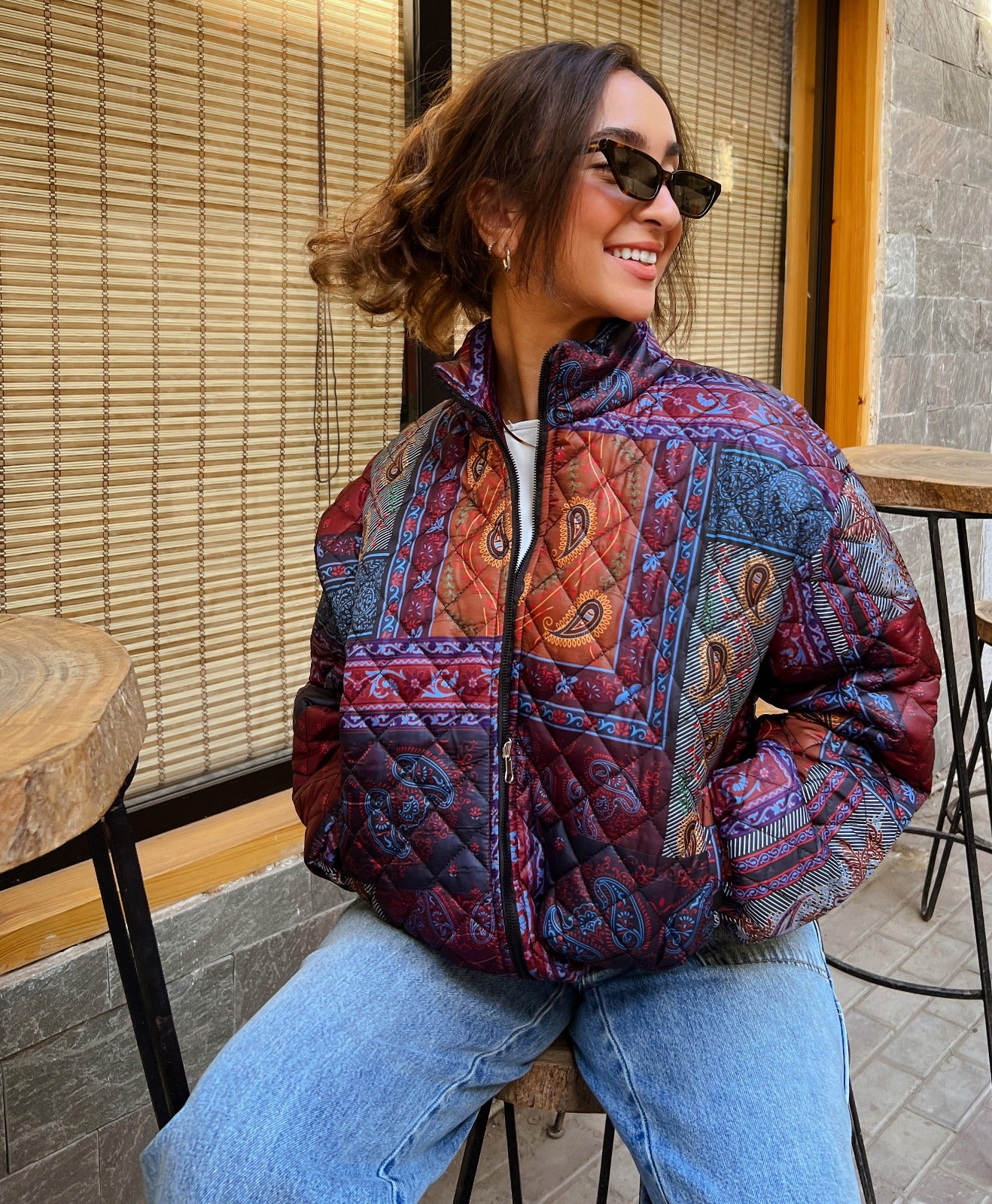 Paisley Patchwork Quilted Jacket