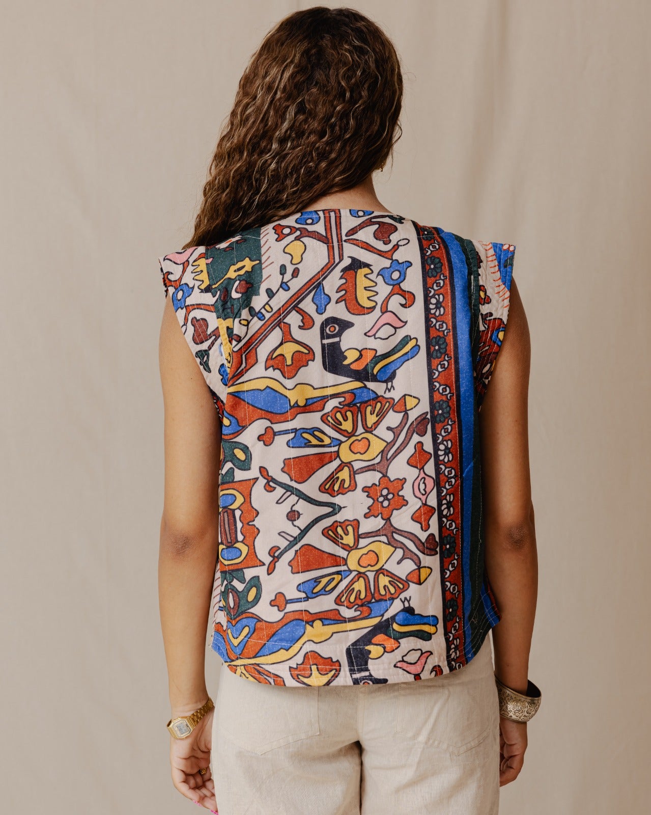 The Persian Feast Quilted Vest