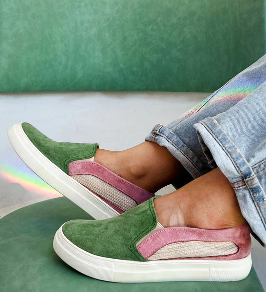 Slip On Espadrilles Mint X Rose