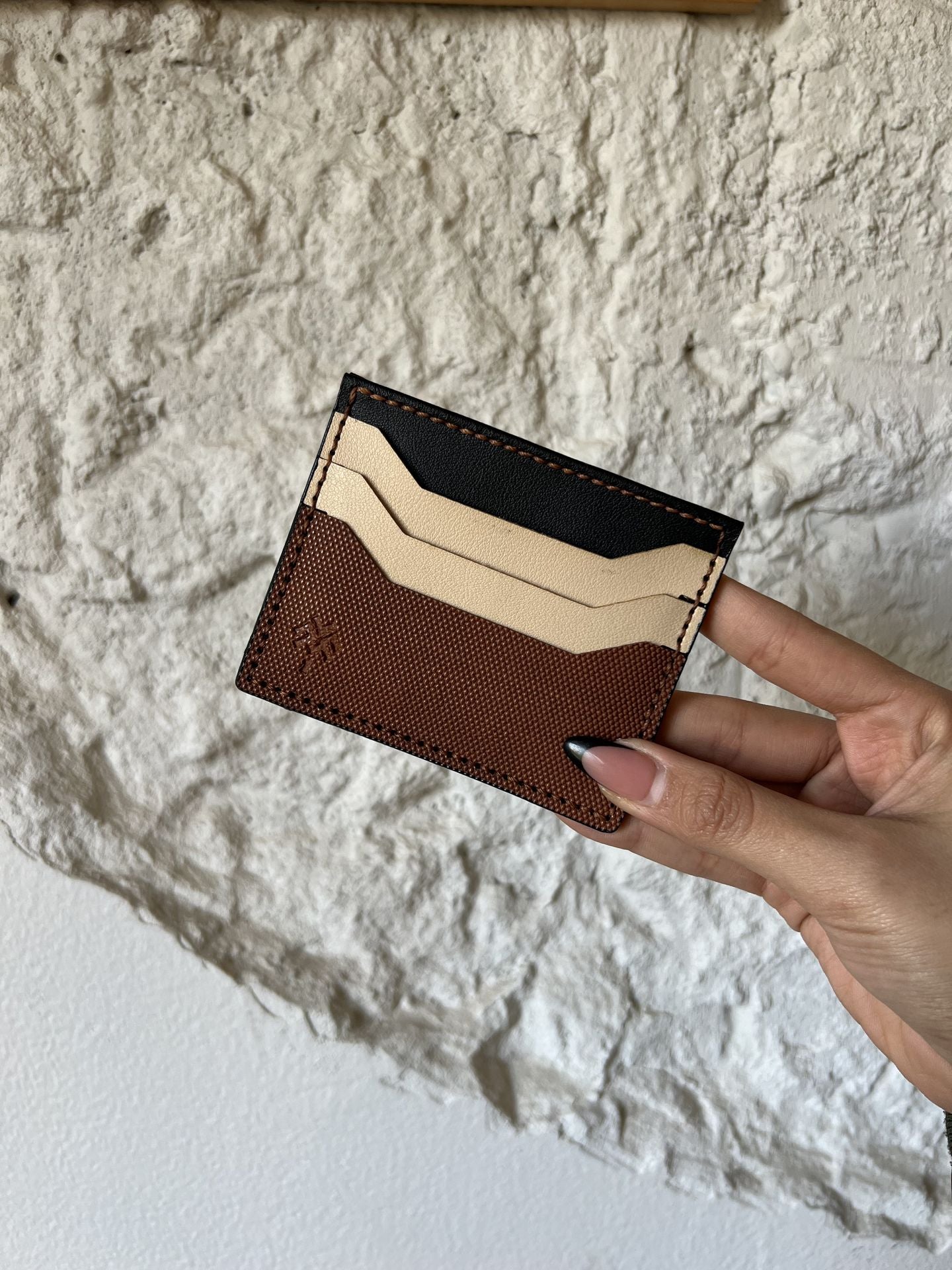 Wild Thing Card Holder In Camel