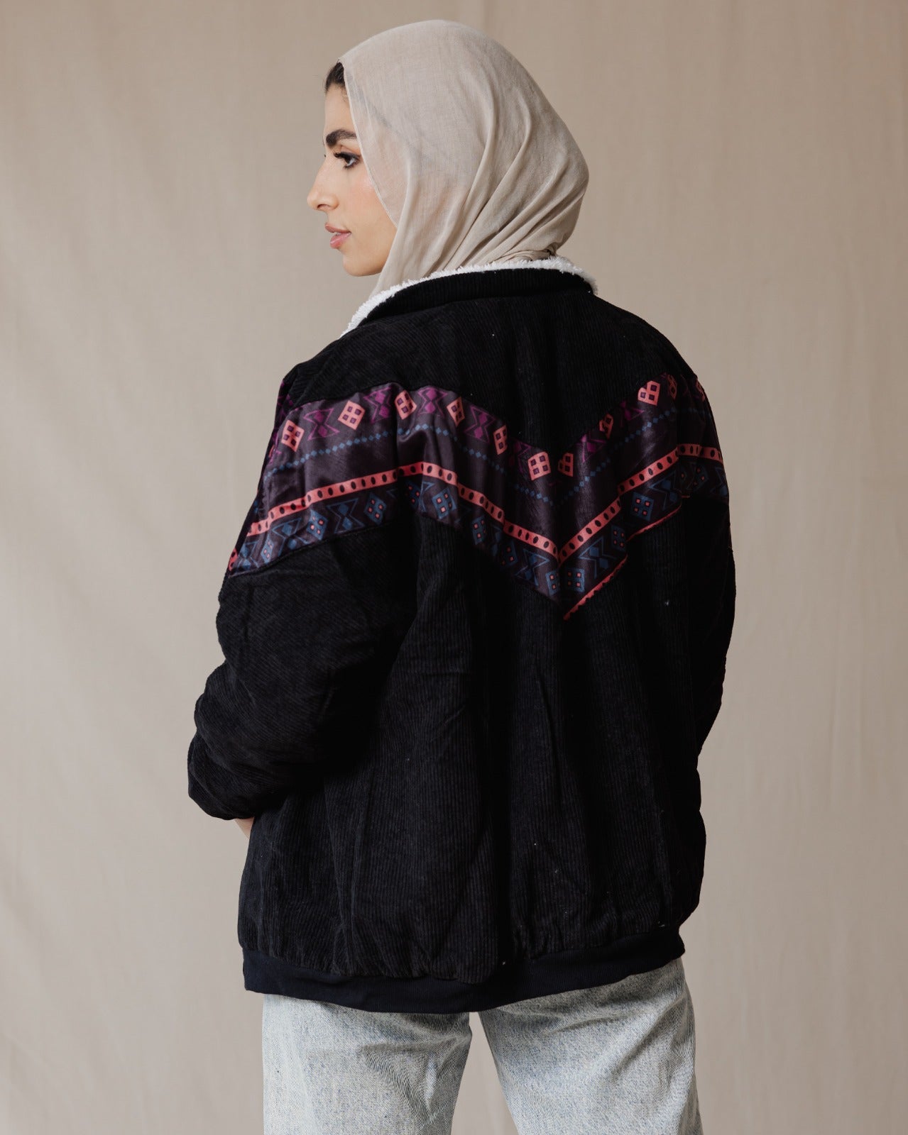 Native Corduroy Jacket Black