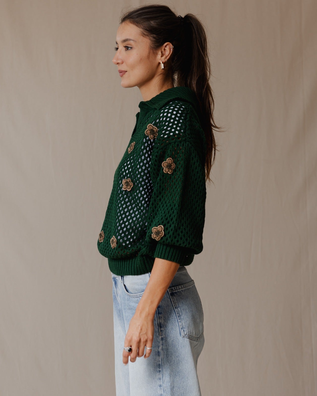 Yasmine Hendi Sweater In Olive