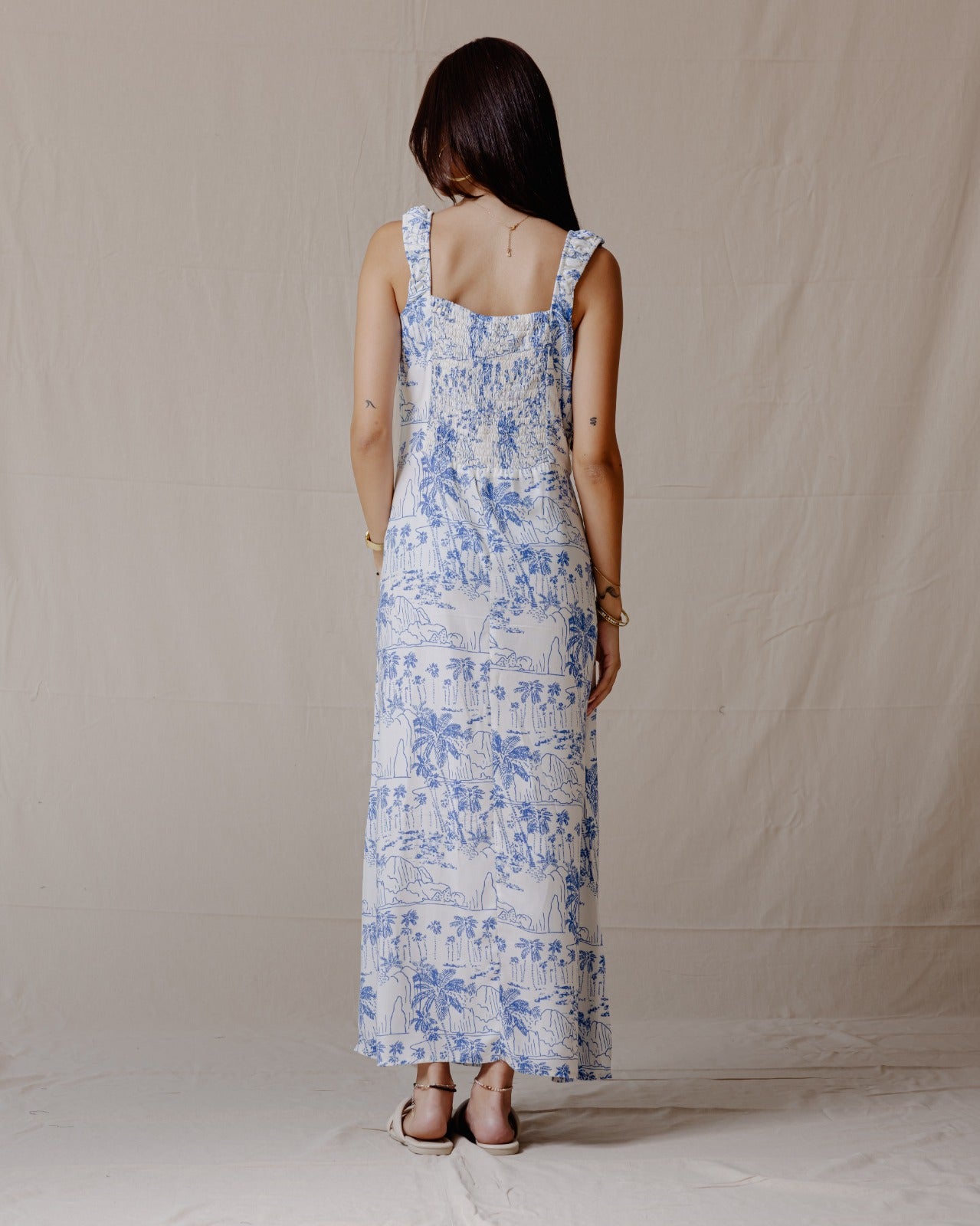 Coast Palm Dress Blue