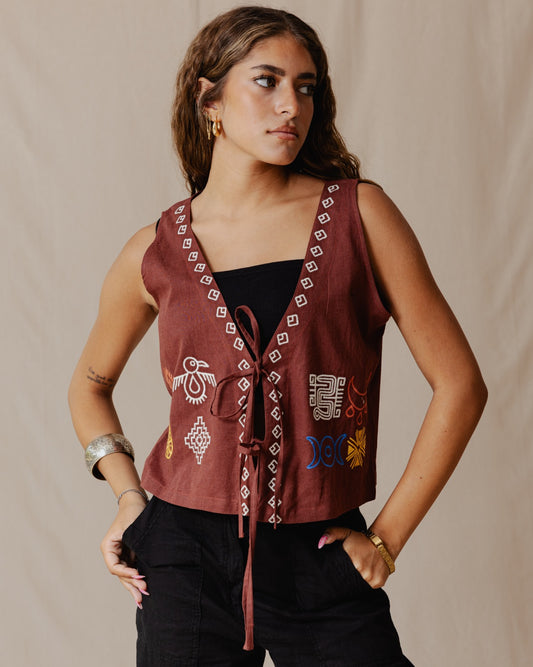 Freebird Vest Cinnamon