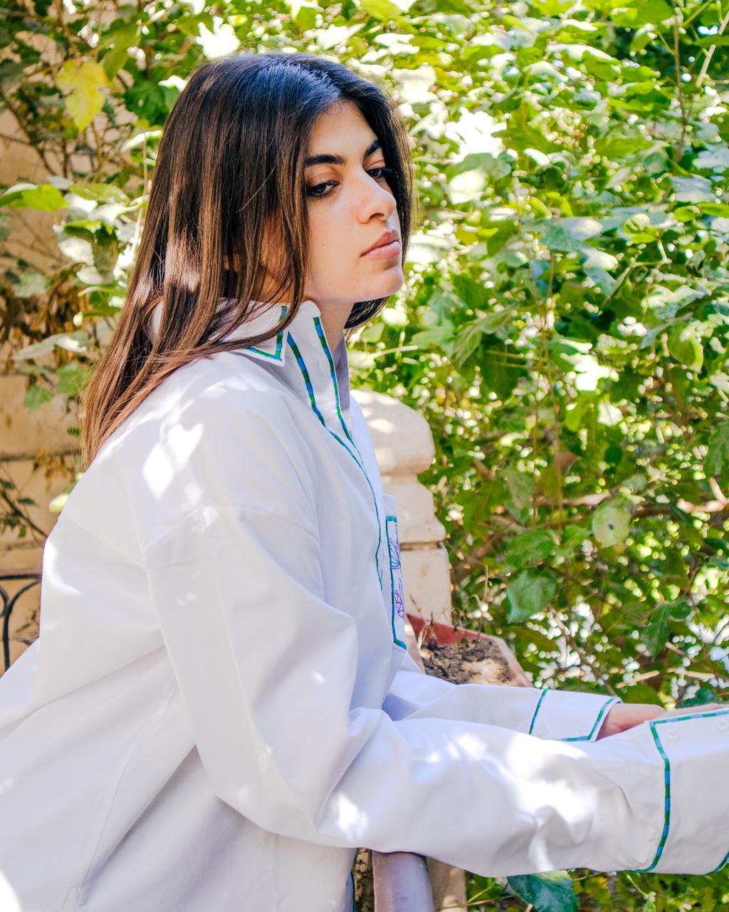 Stripes & Wings Embroidered Shirt