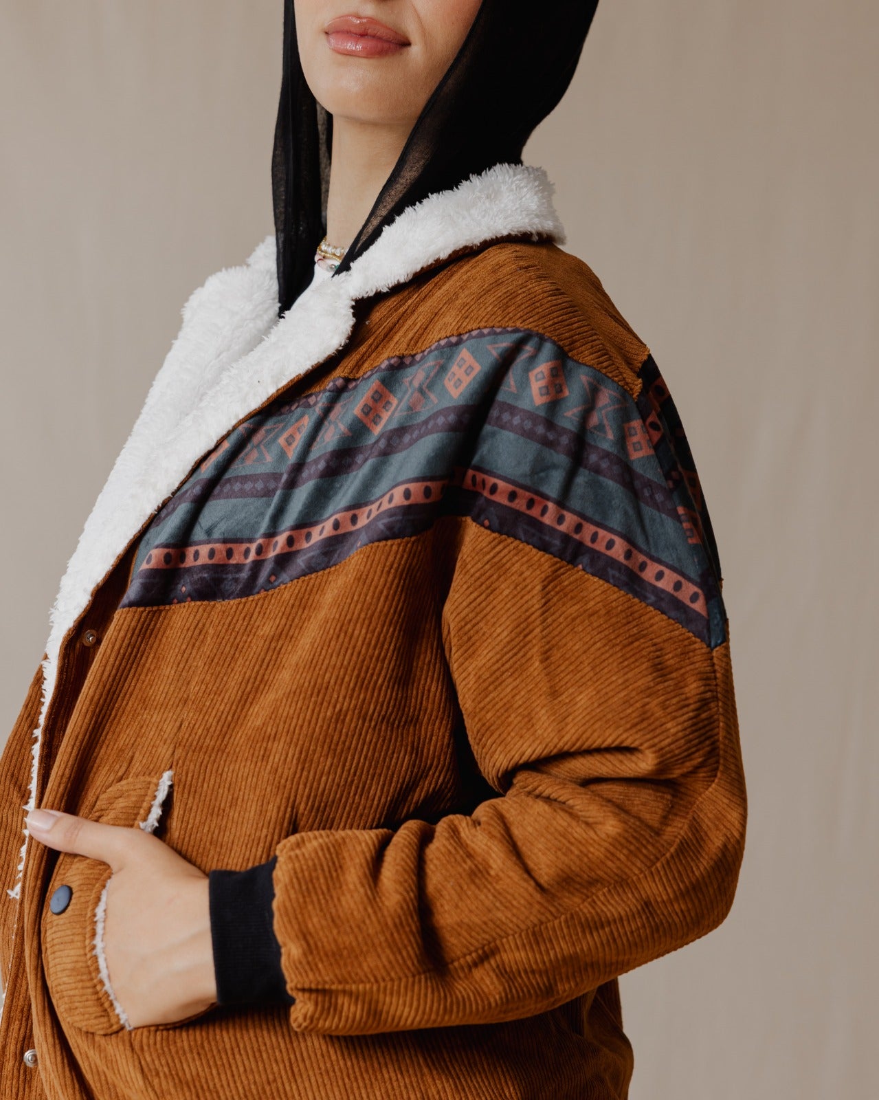 Native Corduroy Jacket Havane