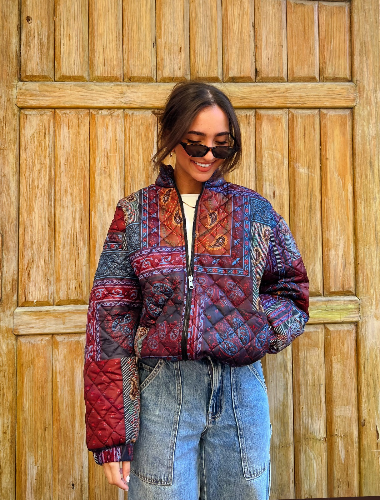 Paisley Patchwork Quilted Jacket