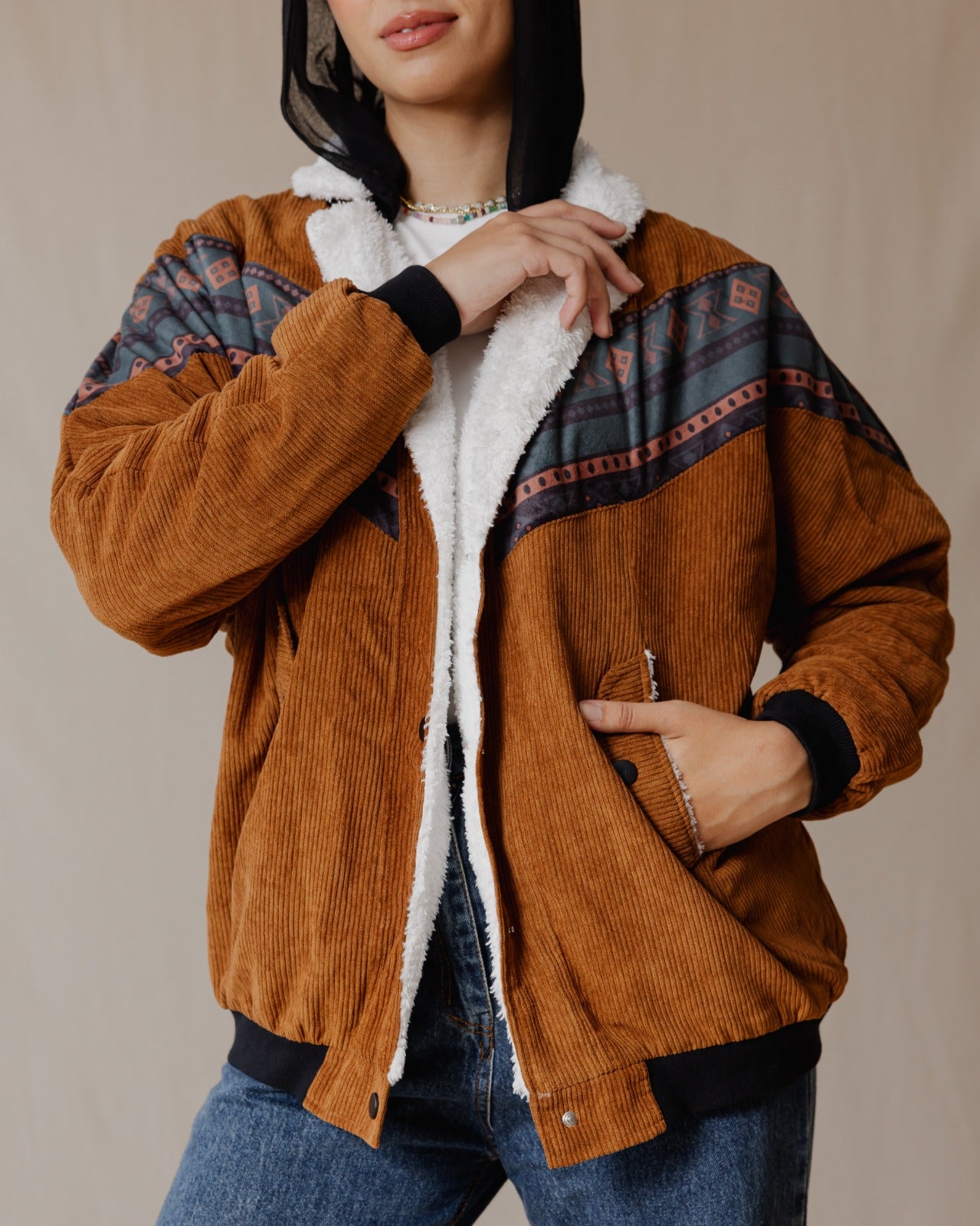 Native Corduroy Jacket Havane