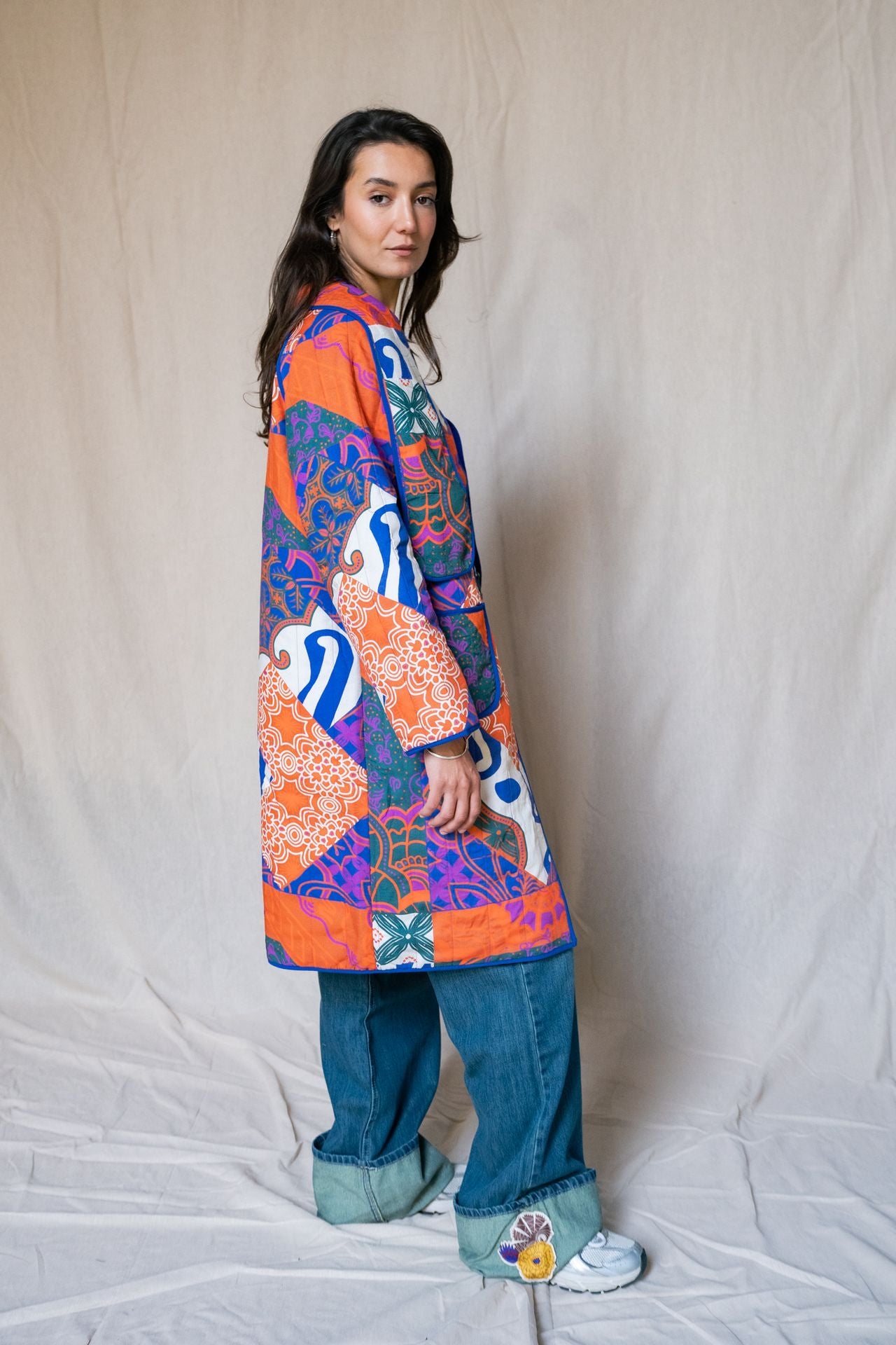 Fiesta Patchwork Quilted Coat