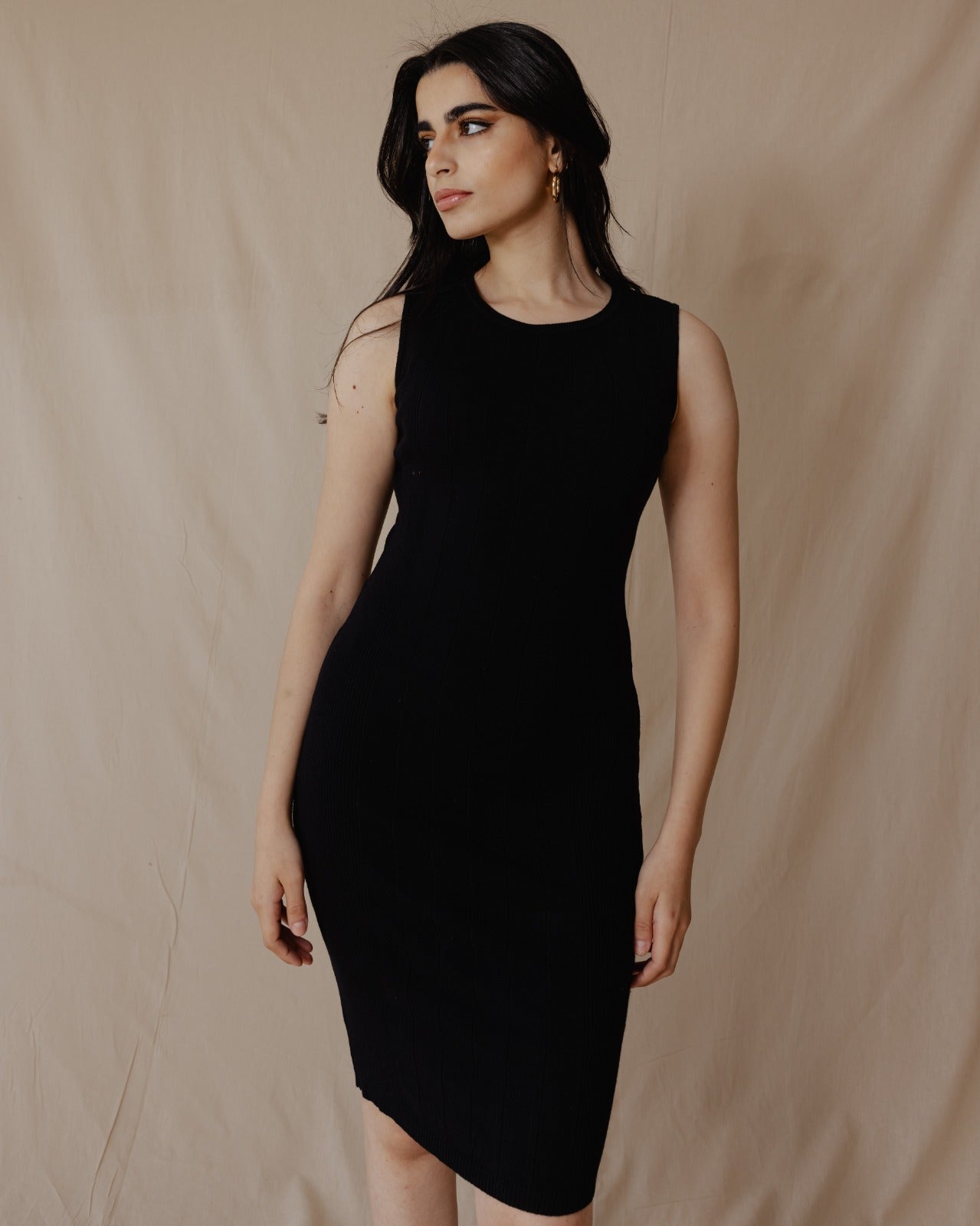 Essential Short Dress Black