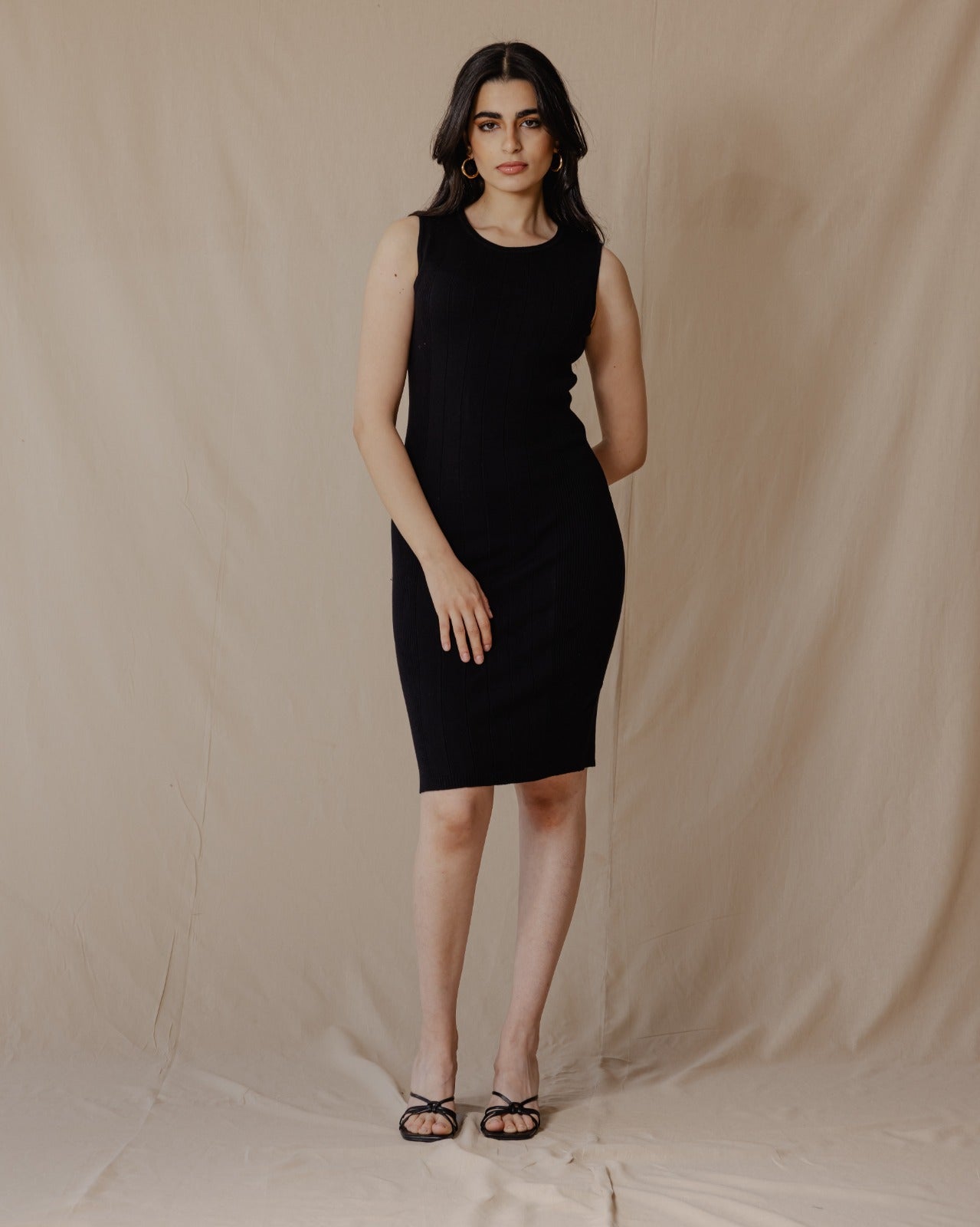 Essential Short Dress Black