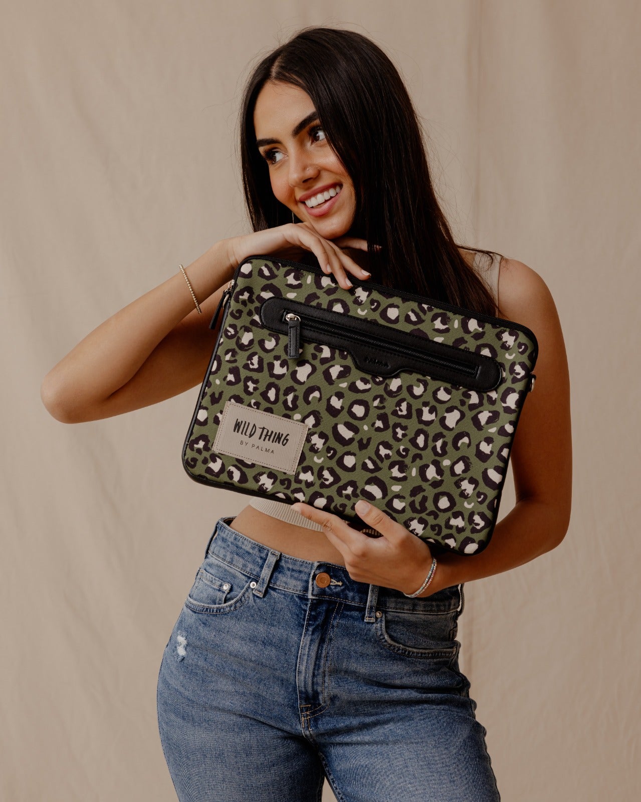 Wild Thing Laptop Sleeve Olive