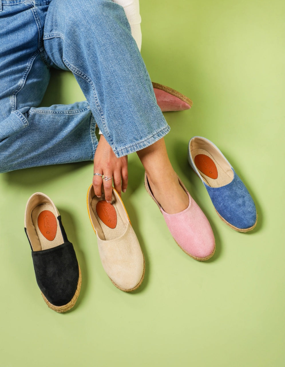 Duotone Espadrilles الوردي X البيج