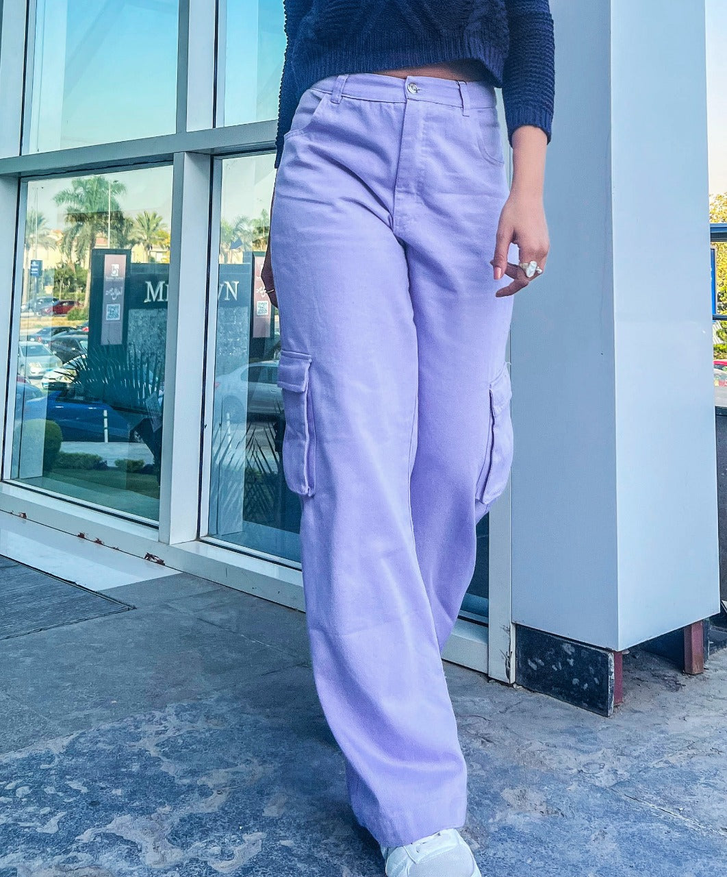Essential Cargo Pants Lilac