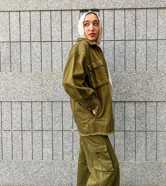 Everyday Shacket Olive