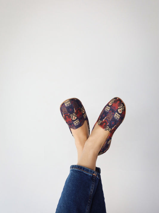 Maya Printed Espadrilles Blue