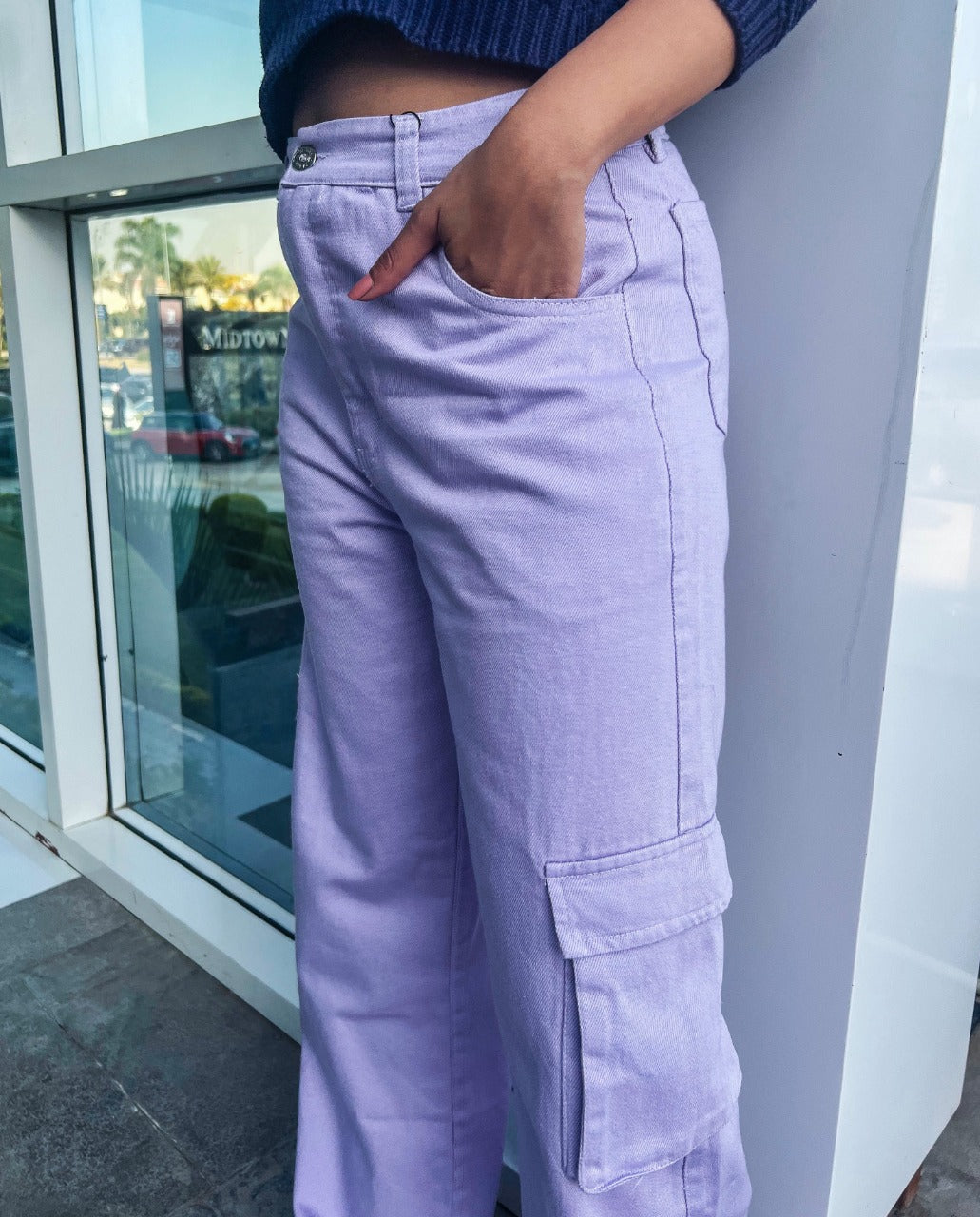 Essential Cargo Pants Lilac